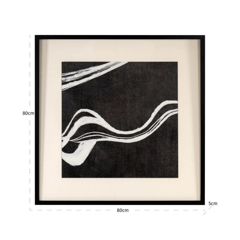 - Wall art Jozra black/white