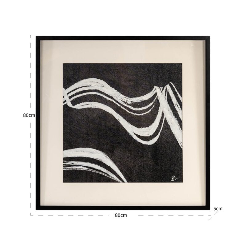 - Wall art Jozy black/white
