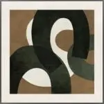 - Wall art Euphoria brown left