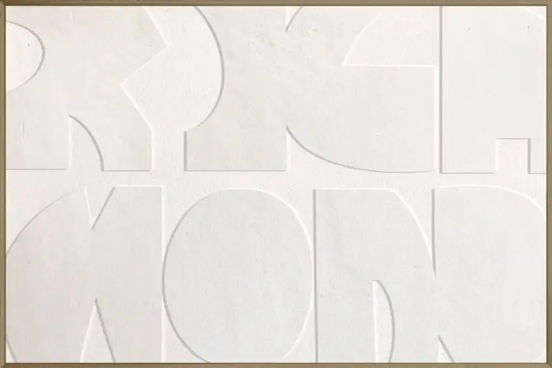 - Wall art Decadence white