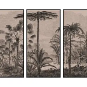 - Wall art Rhapsody brown (Set of 3)