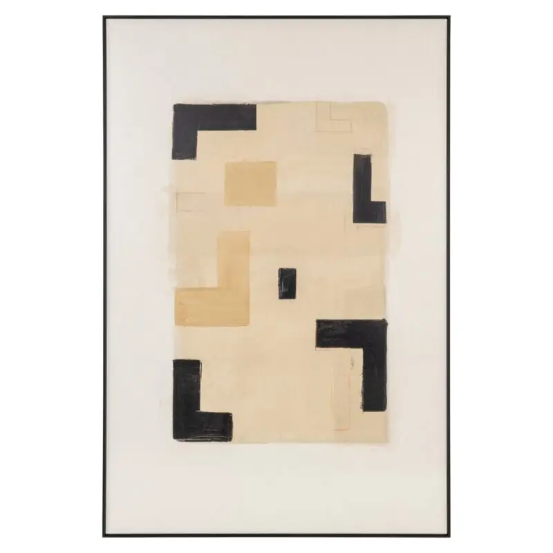 - Wall art Vortex beige left