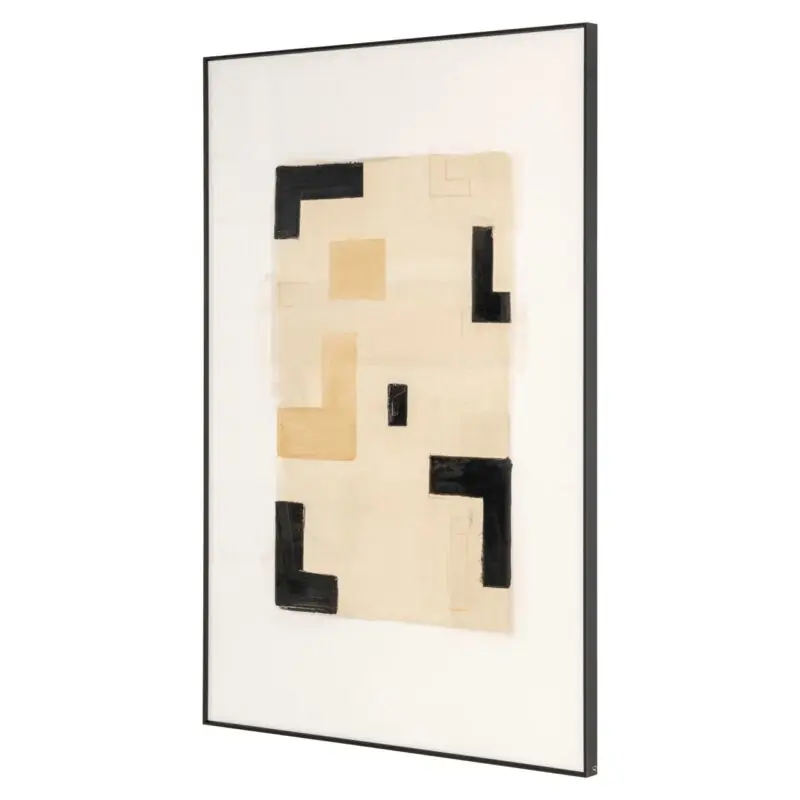 - Wall art Vortex beige left