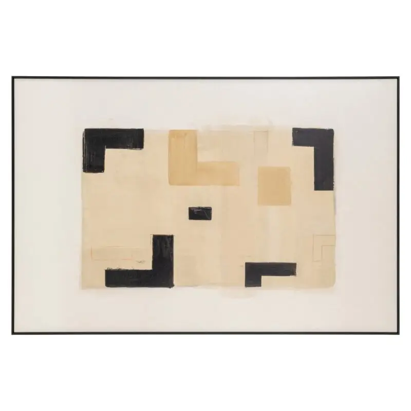 - Wall art Vortex beige left