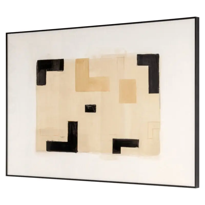 - Wall art Vortex beige left