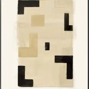 - Wall art Vortex beige left