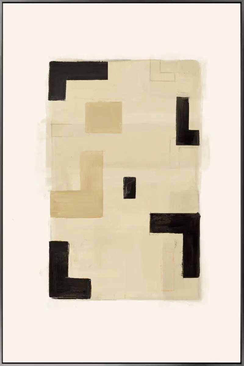- Wall art Vortex beige left