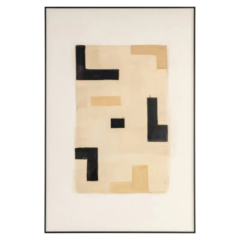 - Wall art Vortex beige right