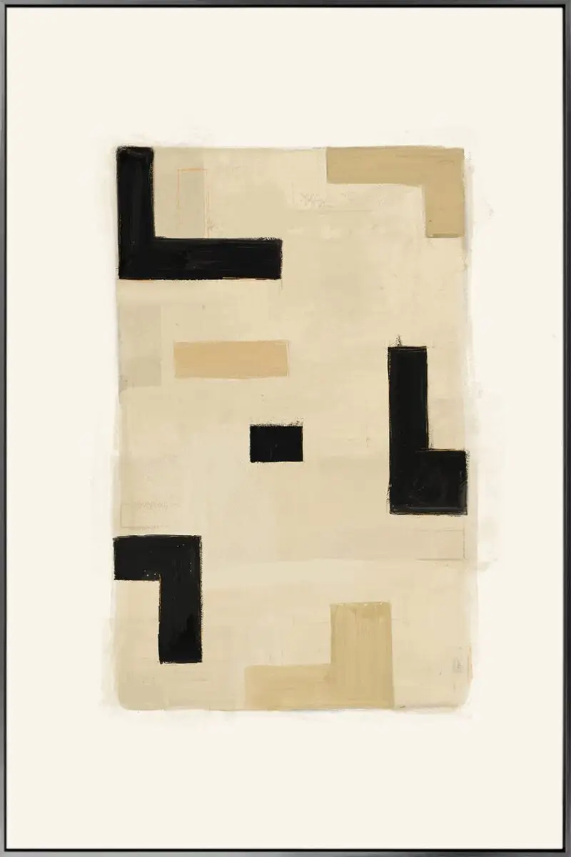 - Wall art Vortex beige right
