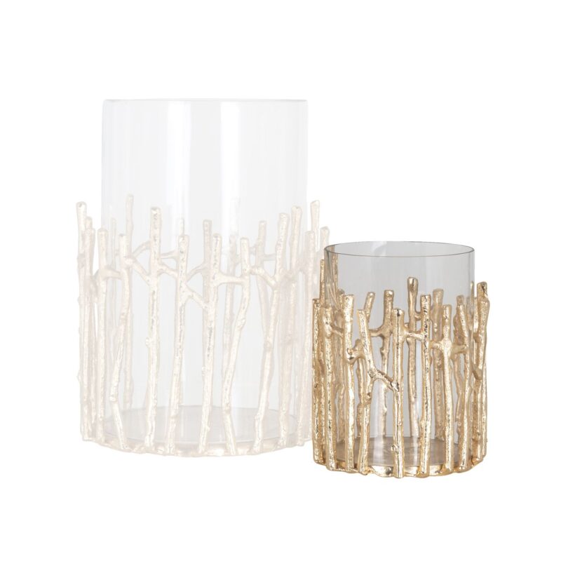 - Windlicht Loretta gold small
