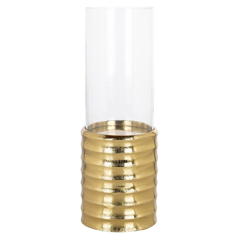 - Windlicht Bodil gold large