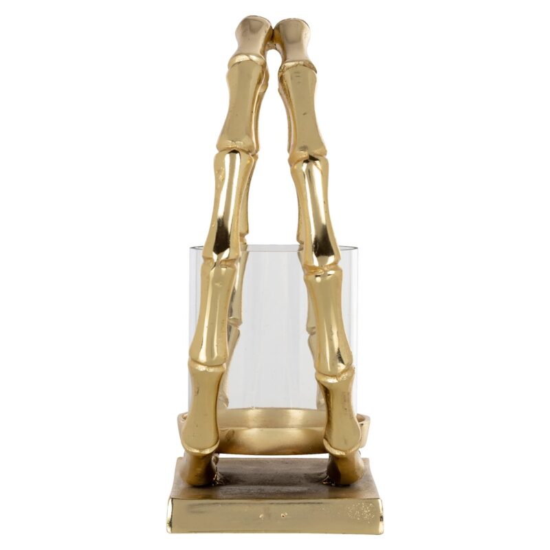 - Windlicht Merlyn gold small