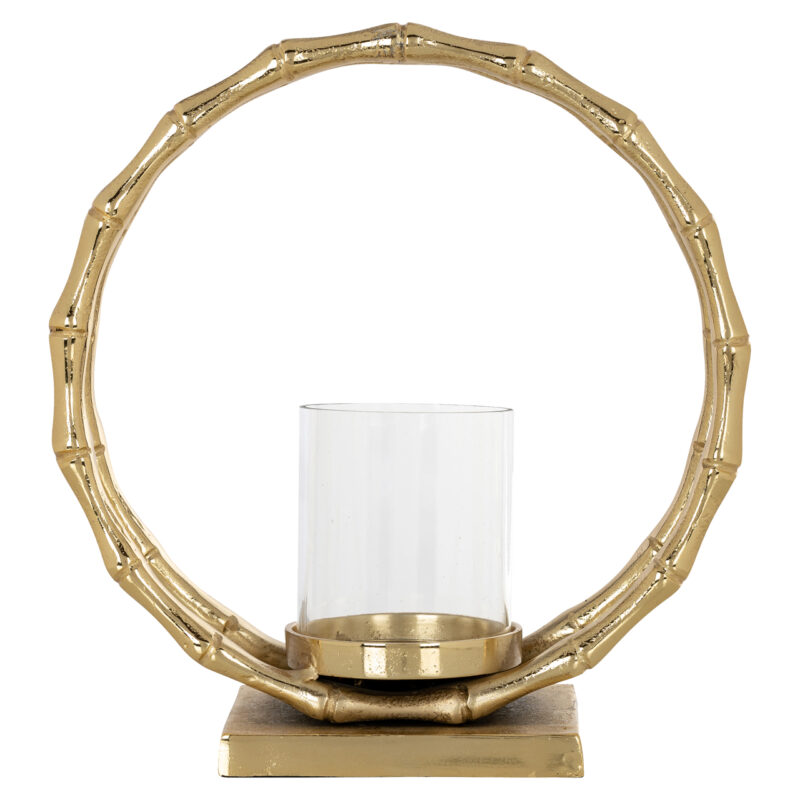 - Windlicht Merlyn gold large