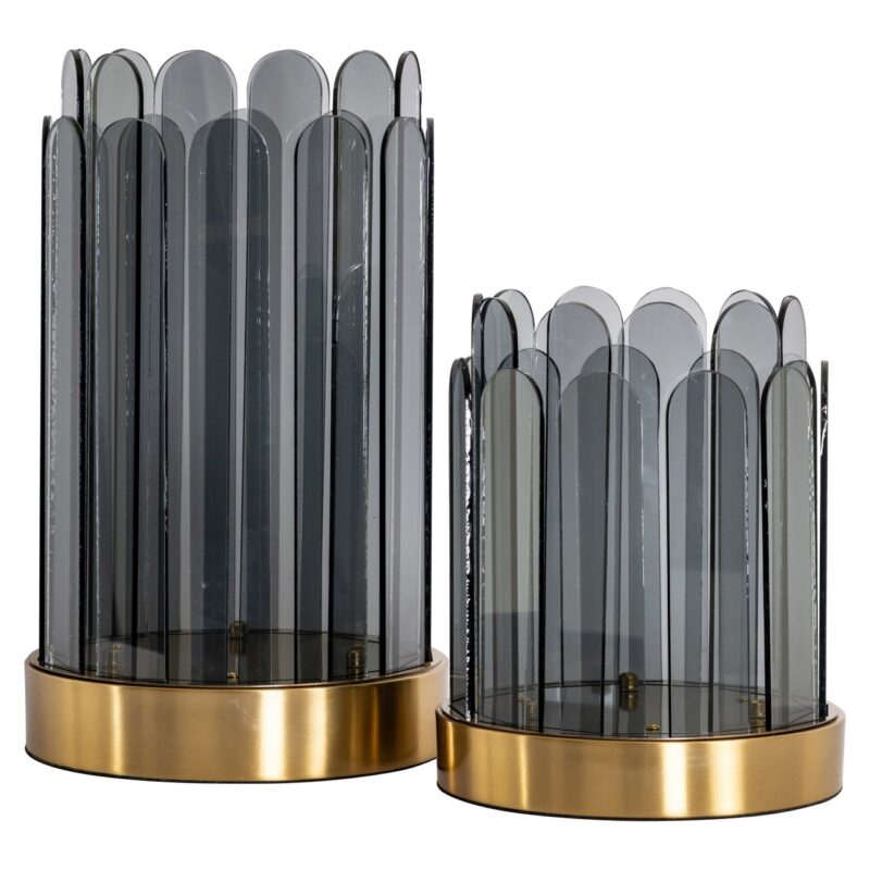 - Windlicht Daisey smoke small