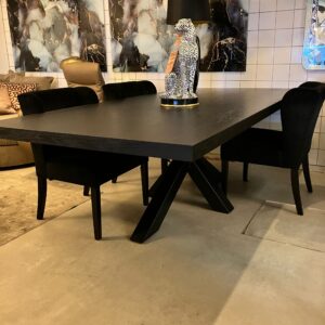 Eettafel Zwart Carvalho outlet901