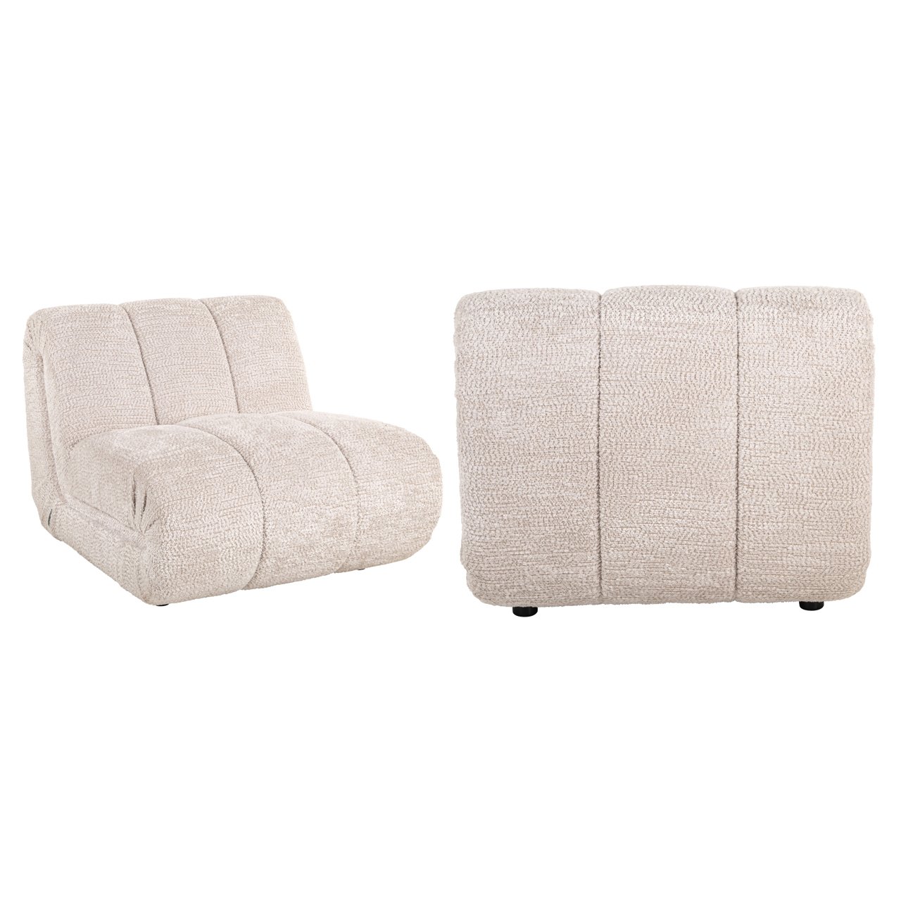 - Lounge stoel Kyli lovely cream
