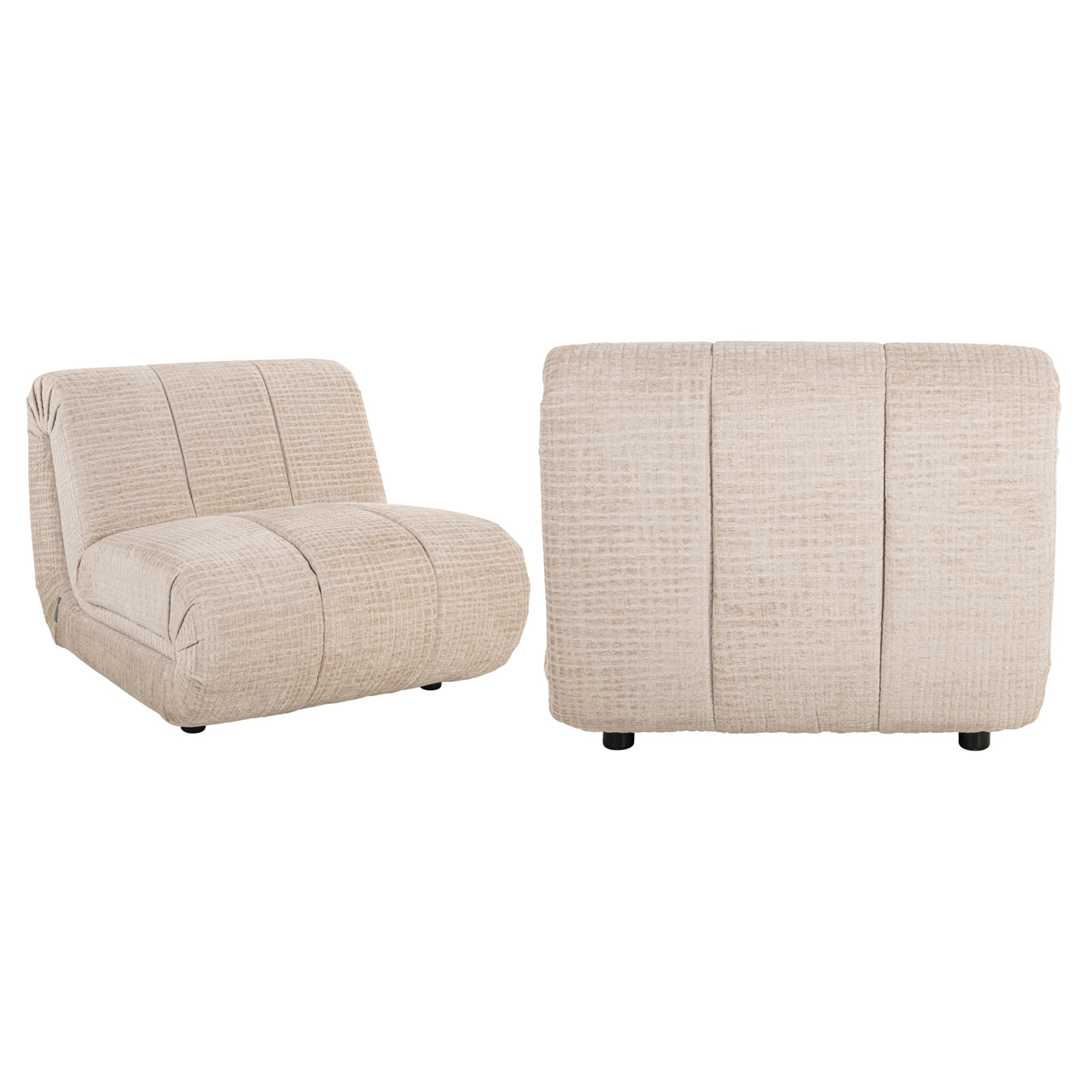 - Lounge stoel Kyli jasper cream