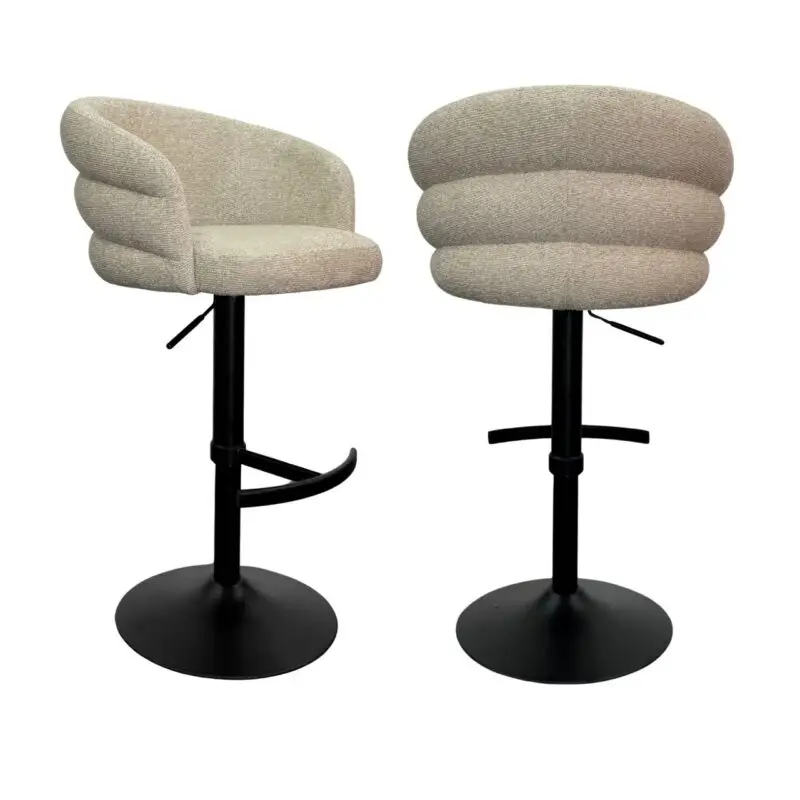 - Barstoel Nikki biscotti swivel fire retardant