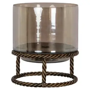 - Windlicht Ropia gold small