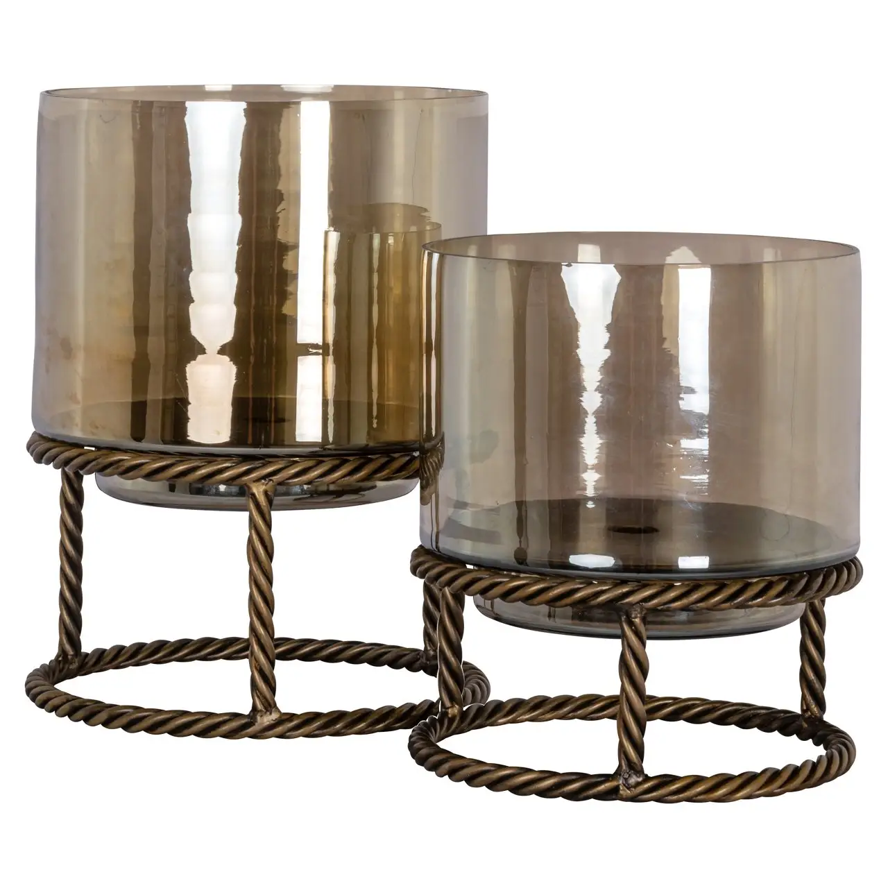 - Windlicht Ropia gold small