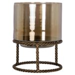 - Windlicht Ropia gold large