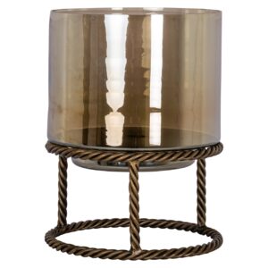 - Windlicht Ropia gold large