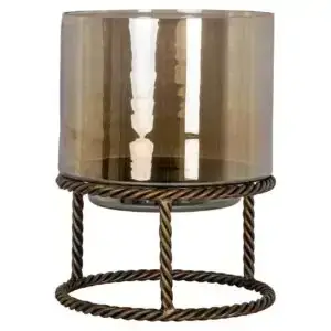 - Windlicht Ropia gold large