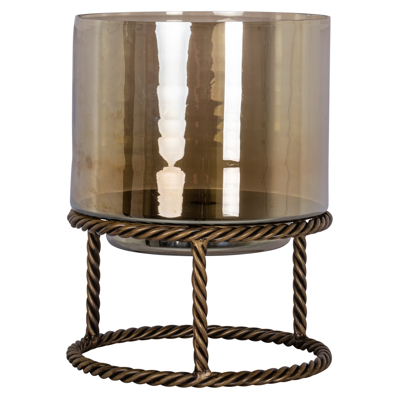 - Windlicht Ropia gold large