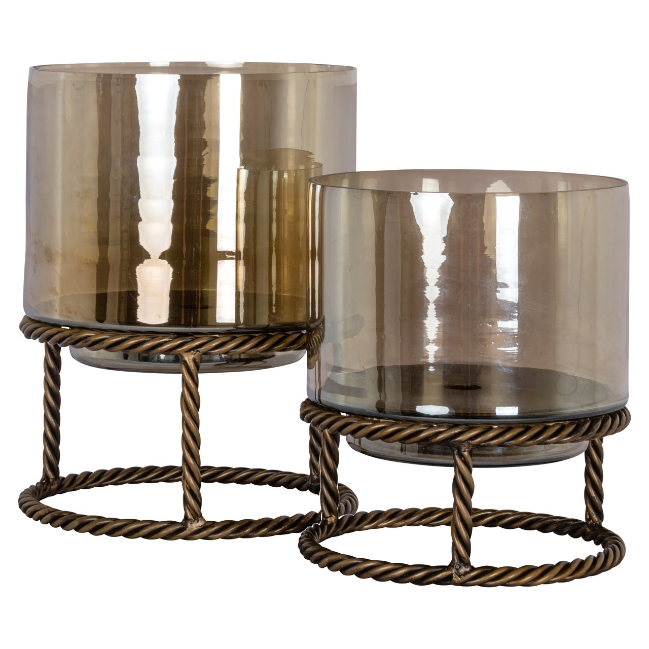 - Windlicht Ropia gold large