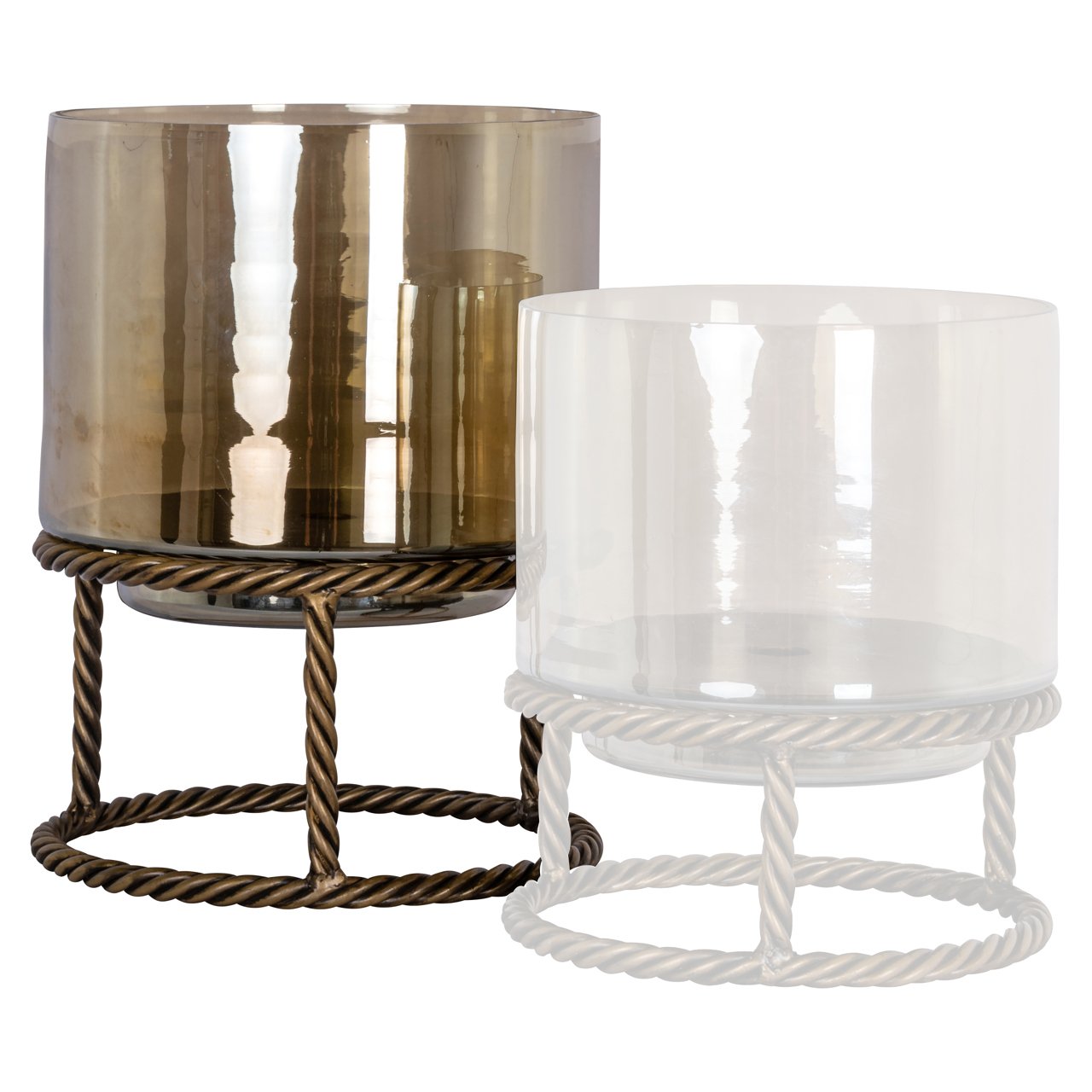 - Windlicht Ropia gold large