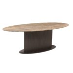 - Eettafel Russo brown oval 235