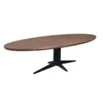 - Eettafel Stafford brown oval 280