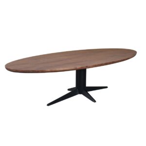 - Eettafel Stafford brown oval 280
