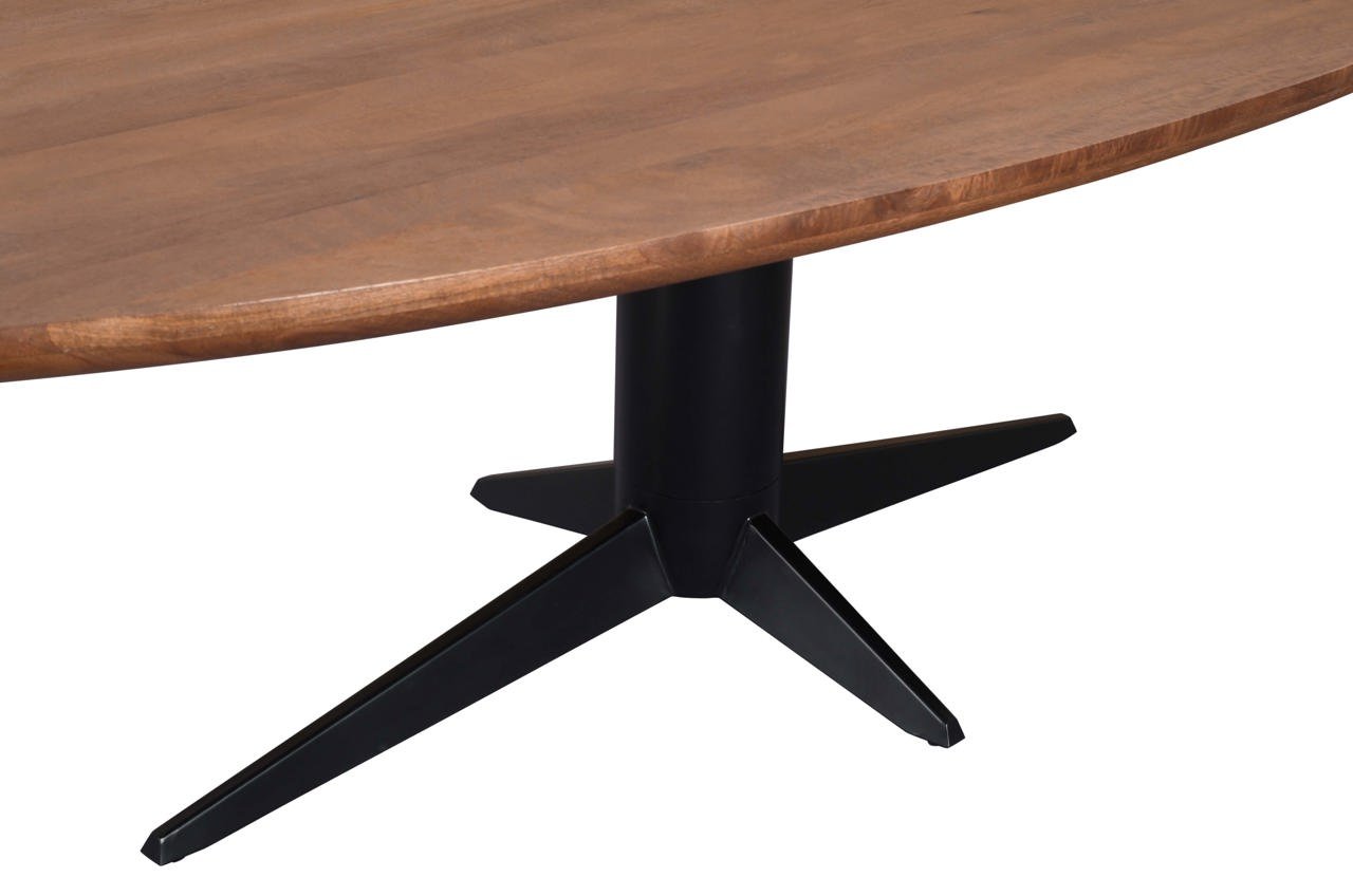 - Eettafel Stafford brown oval 280