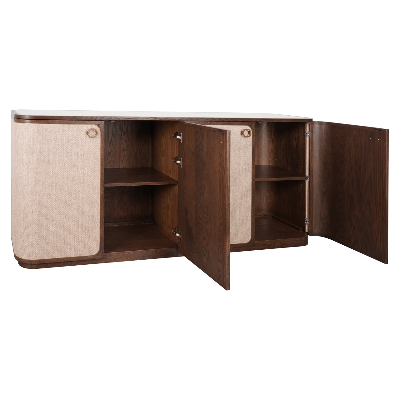 - Dressoir Willox brown 4-doors