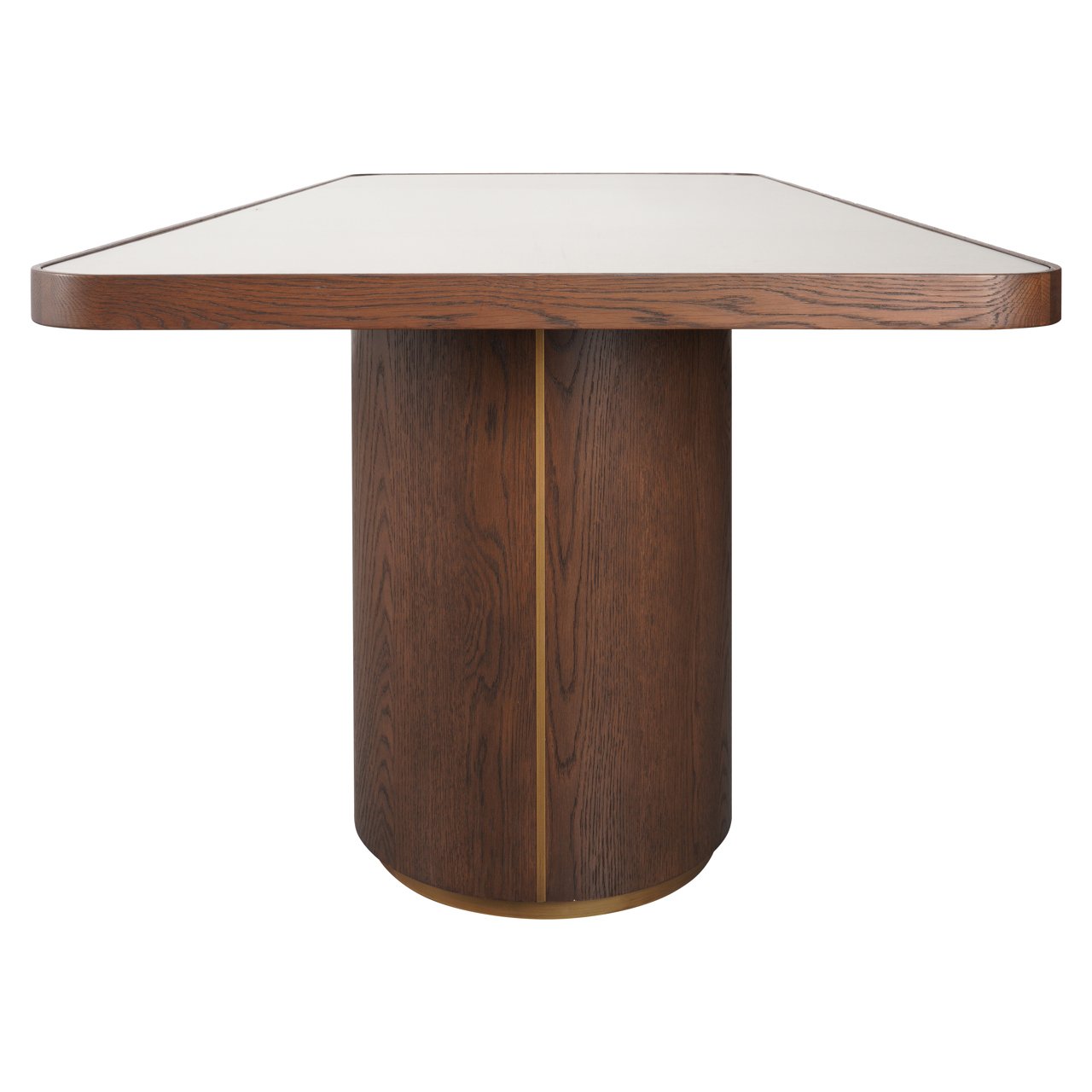 - Eettafel Willox brown 235 including glass