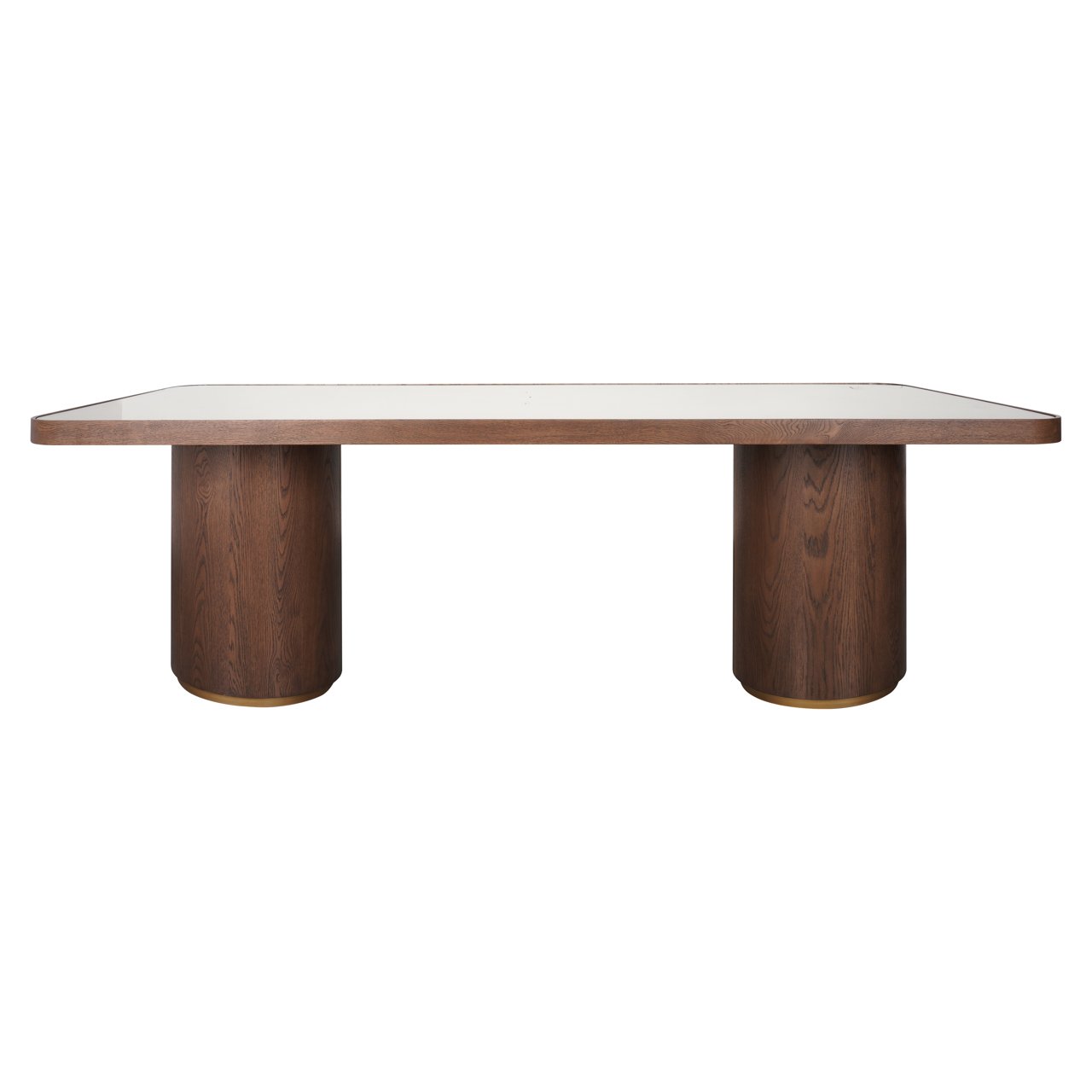 - Eettafel Willox brown 235 including glass