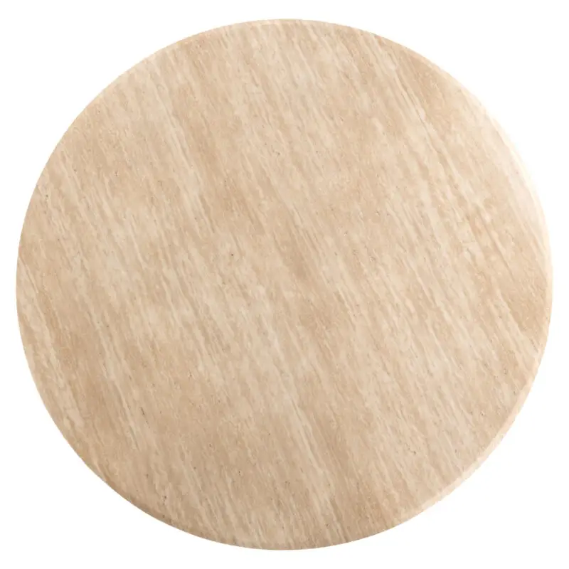 - Eettafel Montgommery beige 130Ø