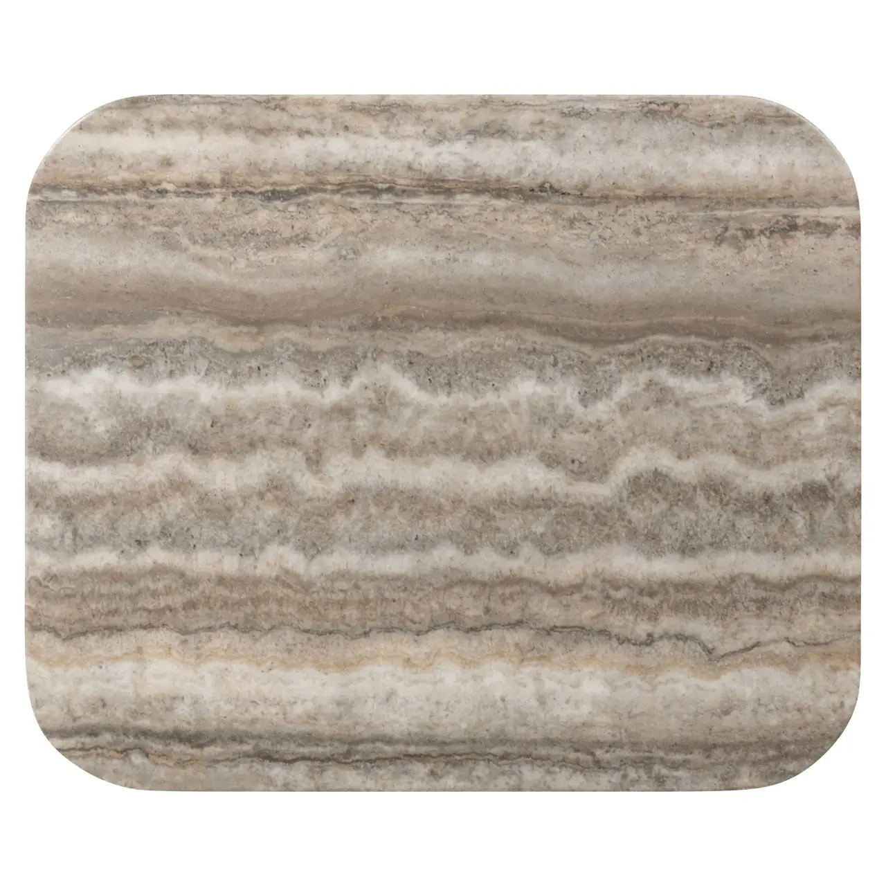 - Bijzettafel Denizly grey faux travertine