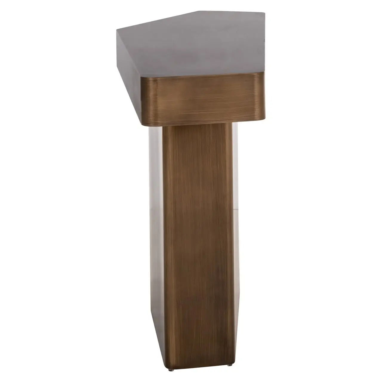 - Console Hexa brushed gold