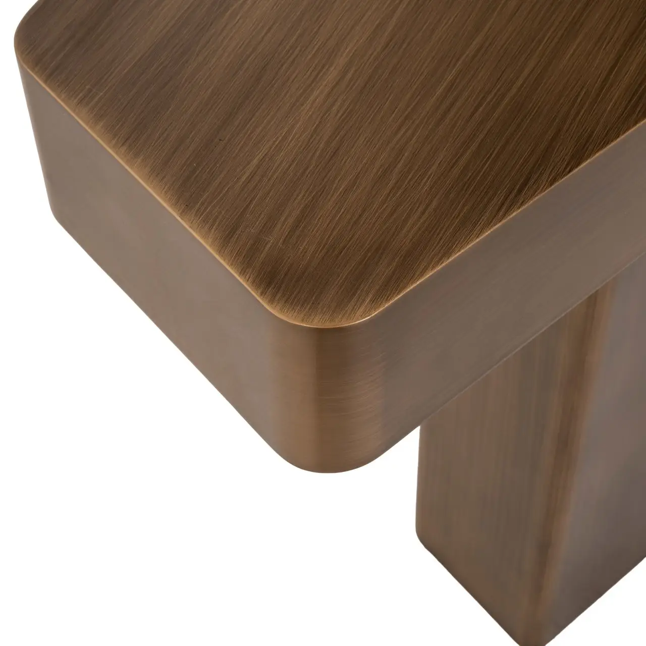 - Console Hexa brushed gold