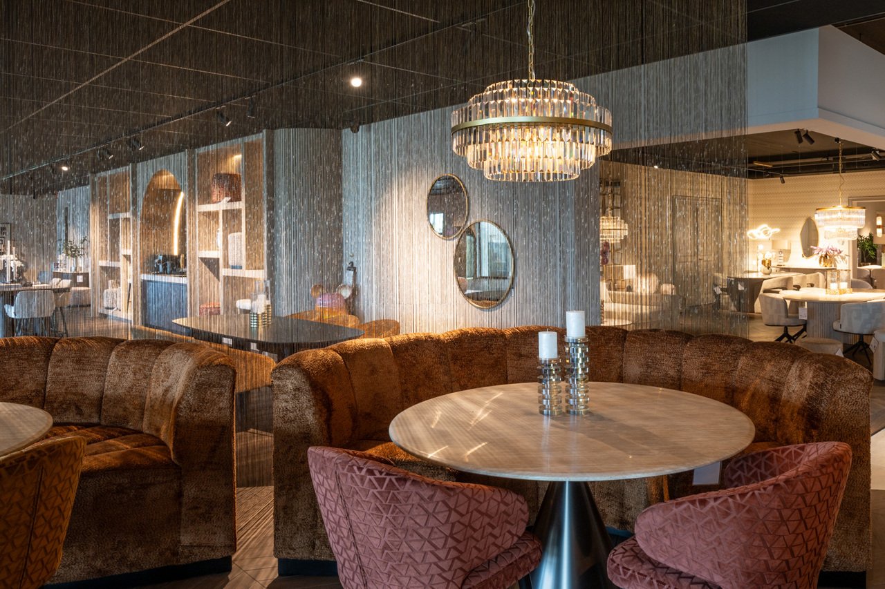 - Decoratief object Curtain gold chain