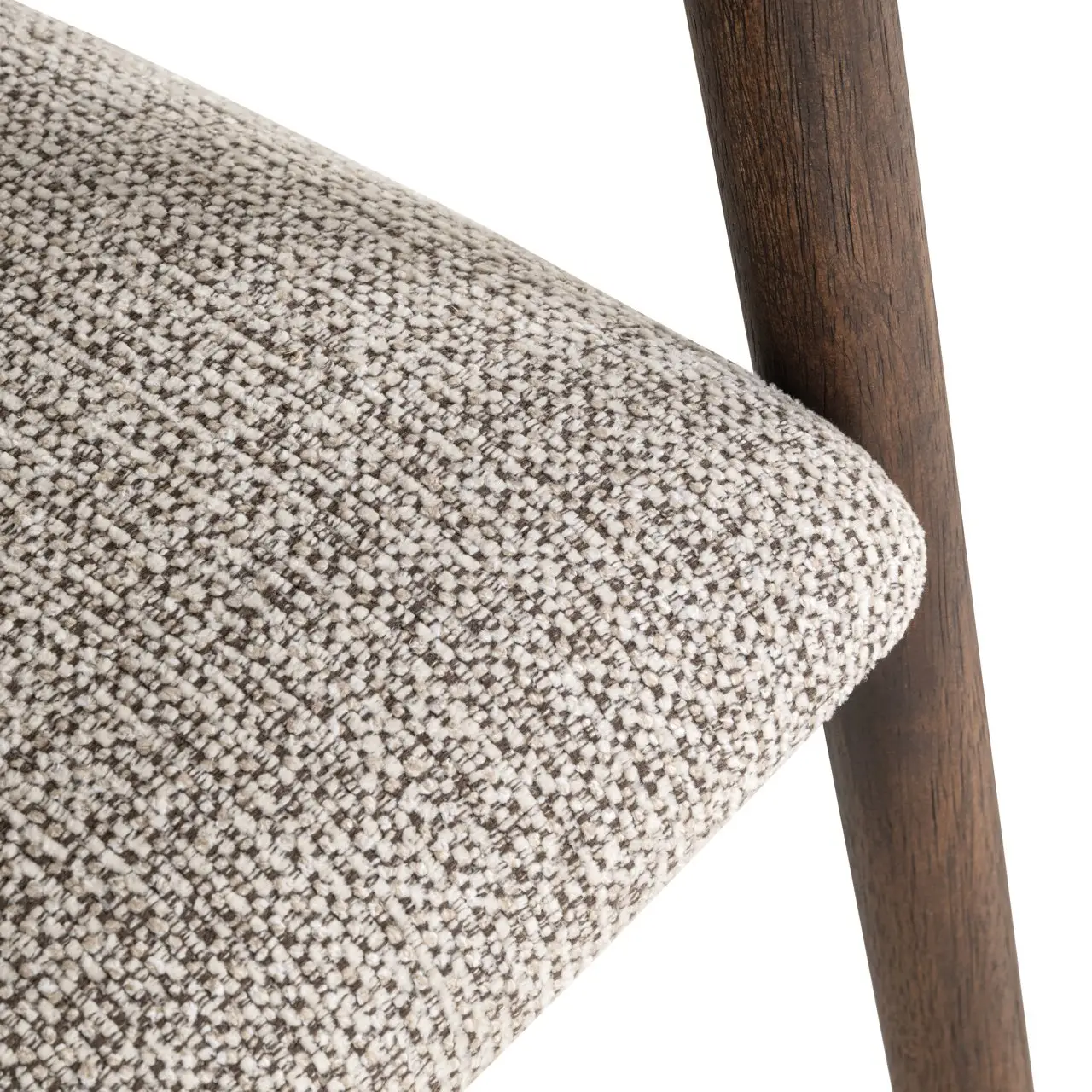 - Eetkamerstoel Mihara mocca fancy