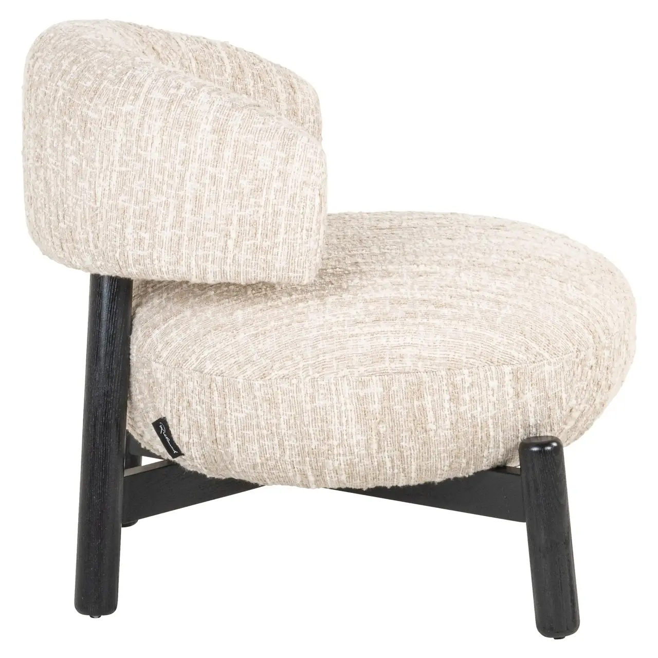 - Lounge stoel Ornella beige angora