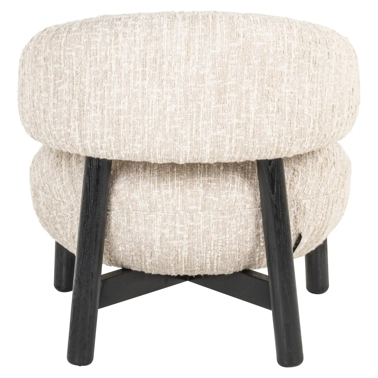 - Lounge stoel Ornella beige angora
