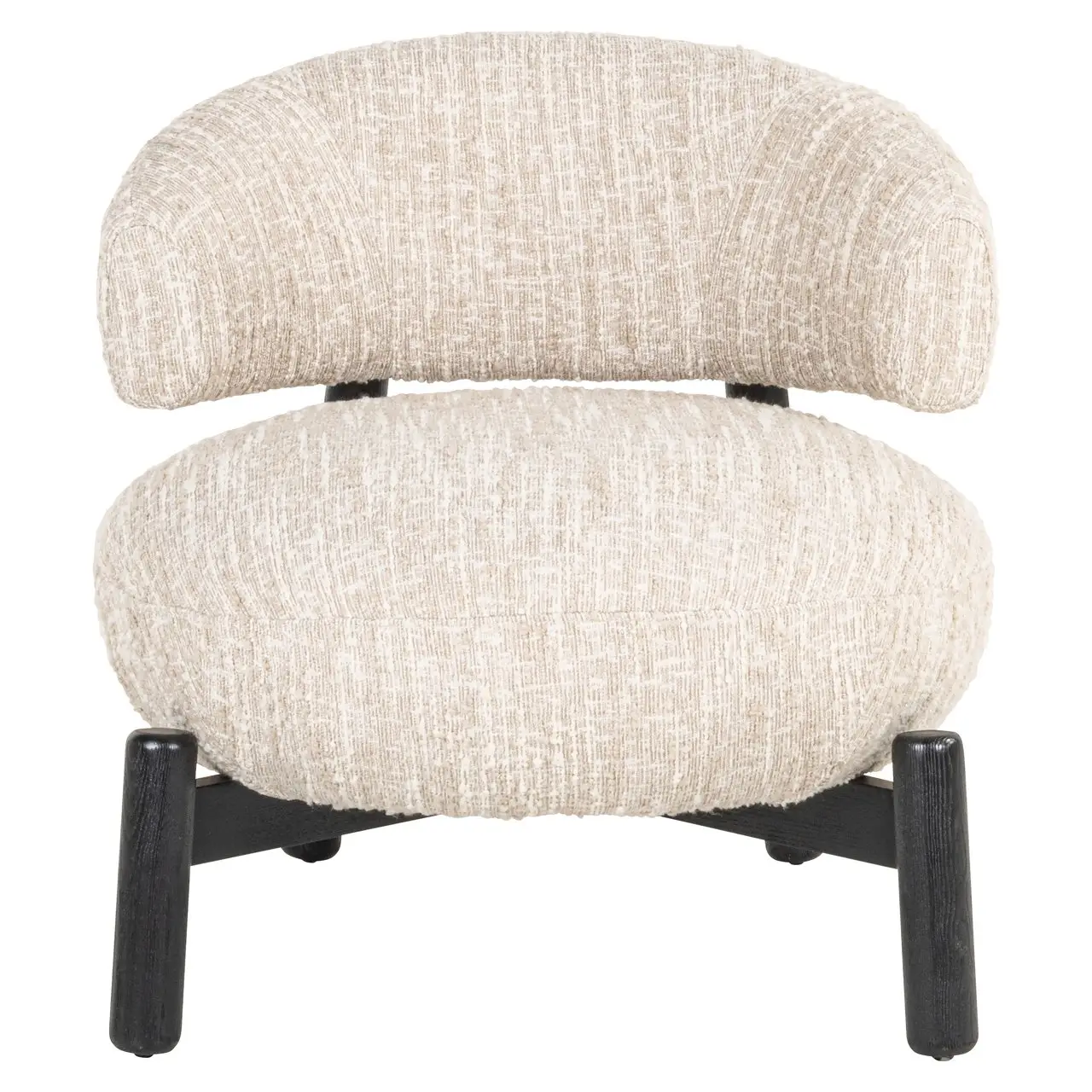 - Lounge stoel Ornella beige angora