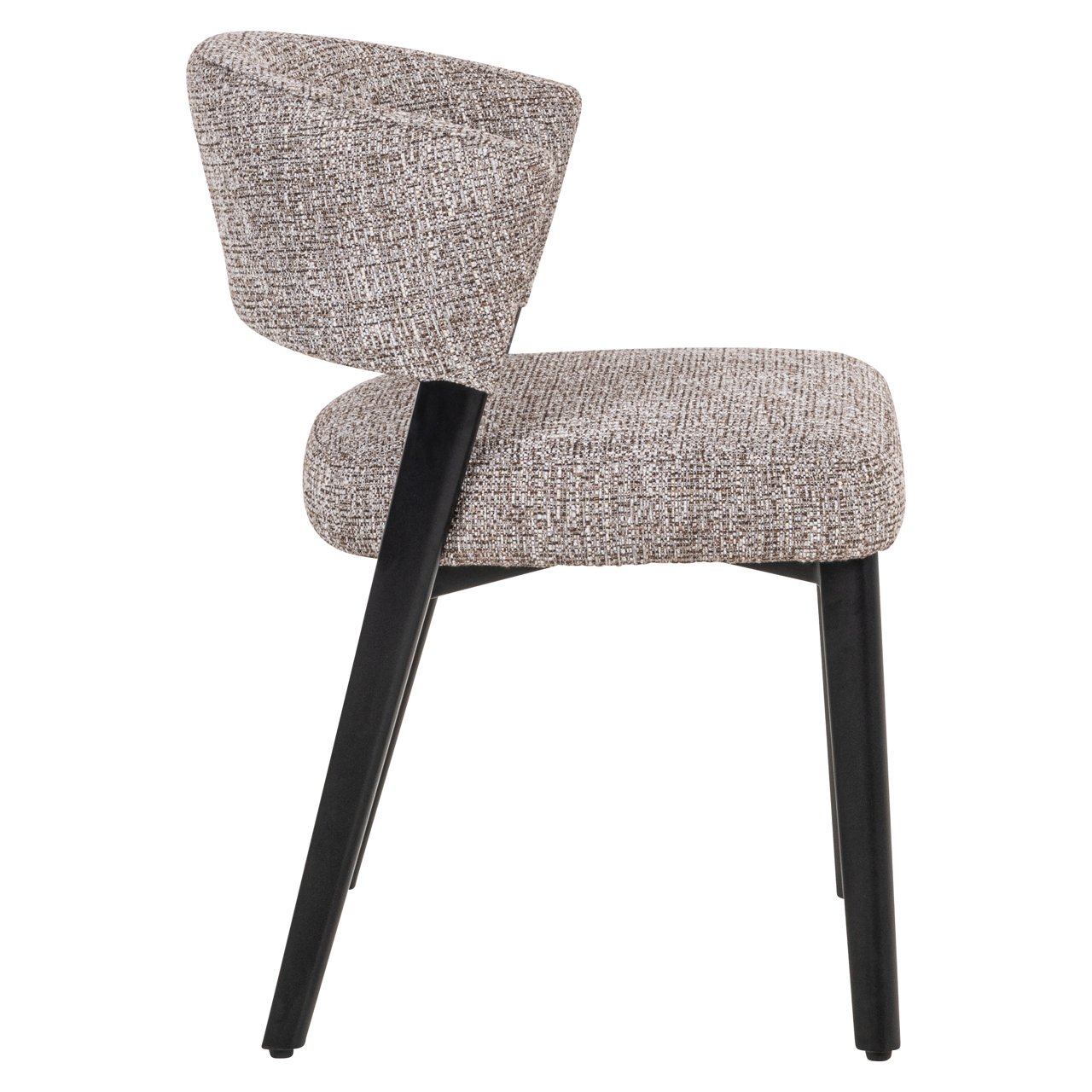 - Eetkamerstoel Zeno earth tweed