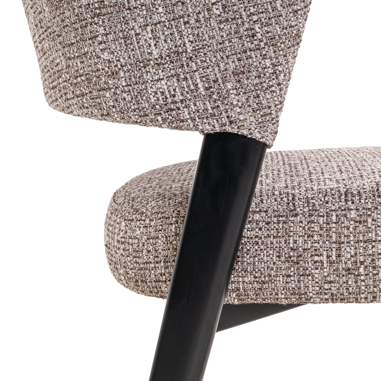 - Eetkamerstoel Zeno earth tweed