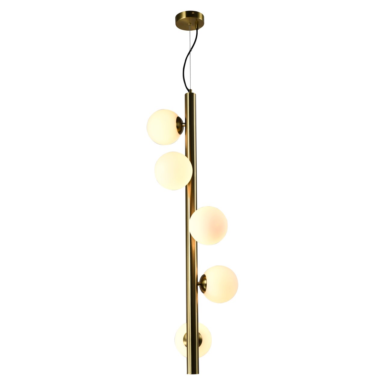 - Hanglamp Elorie brass antique
