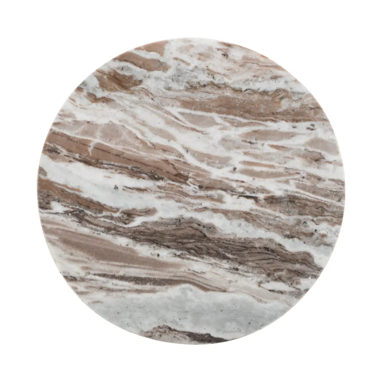 - Bijzettafel Oberoy Blush beige 45Ø